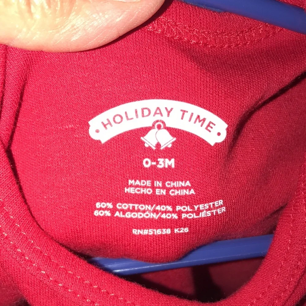NWOT Infant’s Holiday Time Onesie